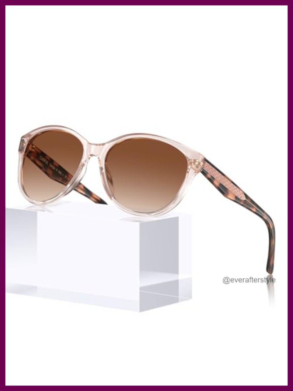Cateye Acetate Polarized UV400 TAC Lens Sunglasses Designer Shades for Women